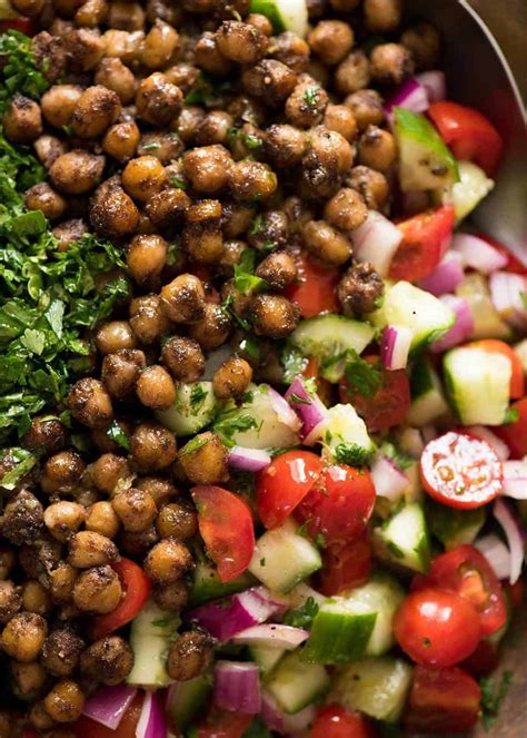 Middle Eastern Chickpea Salad Recipetin Eats
