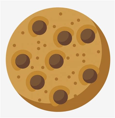 A Chocolate Chip Cookie With Lots Of Holes In The Center On A White