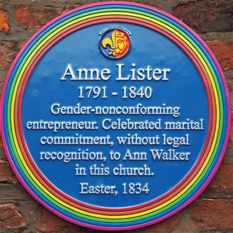 Plaque In York Honours First Modern Lesbian Anne Lister Bbc News