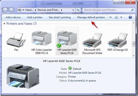 Set Default Printer Per Network On Windows 7 Laurent Kempé