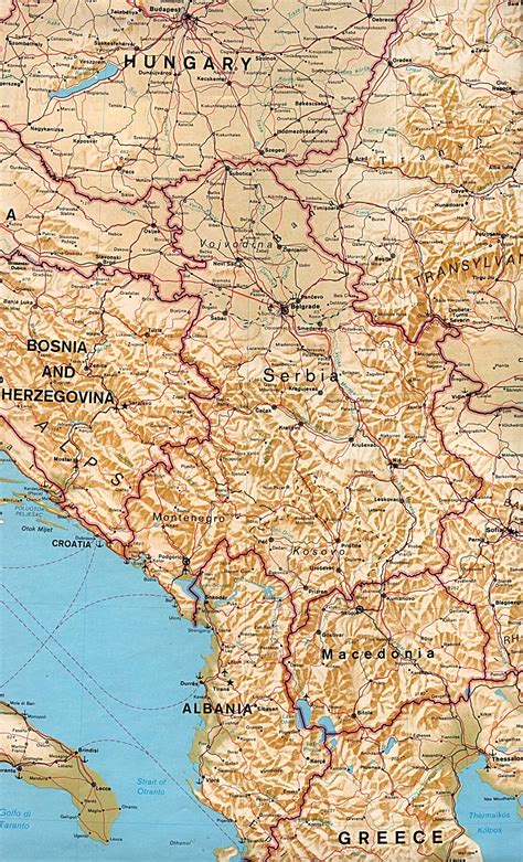 Maps Of Serbia Map Library Maps Of The World