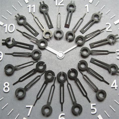 26 Vintage Clock Hands Tiny Clock Hands Metal Clock Hands Etsy