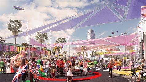 See The Proposed Sites Of Las 2024 Olympic Bid Archdaily