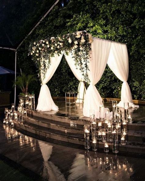 Indoor Wedding Ceremony Ideas With Candles And Greenery Wedding Weddingideas Himisspuff