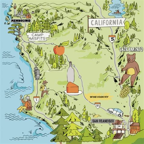 California Campgrounds Map Printable Maps