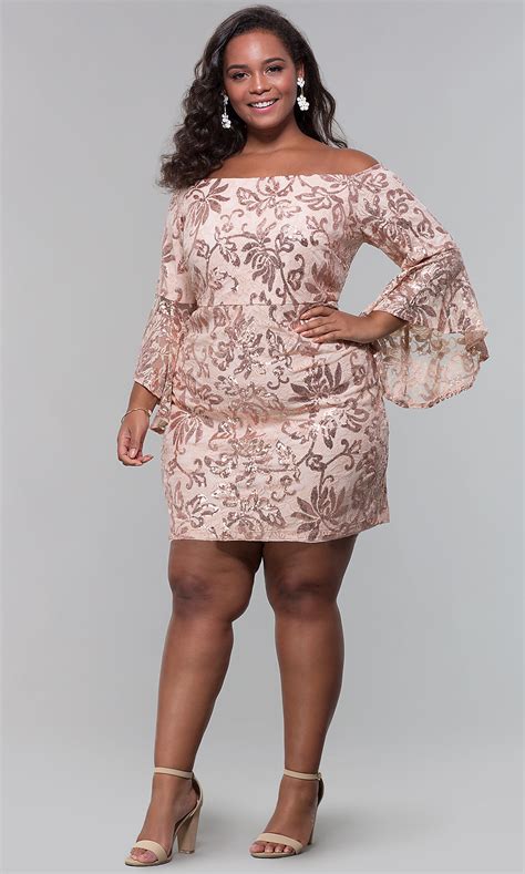 Show that you're on board by dressing down for such an event, but consult with your colleagues first to make sure you don't go overboard in the hawaiian shirt department. Wedding Guest Short Plus-Size Party Dress - PromGirl
