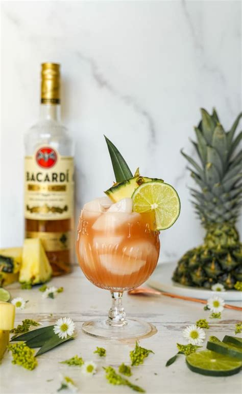 Bacardi Rum Punch Easy Rum Cocktail A Lily Love Affair