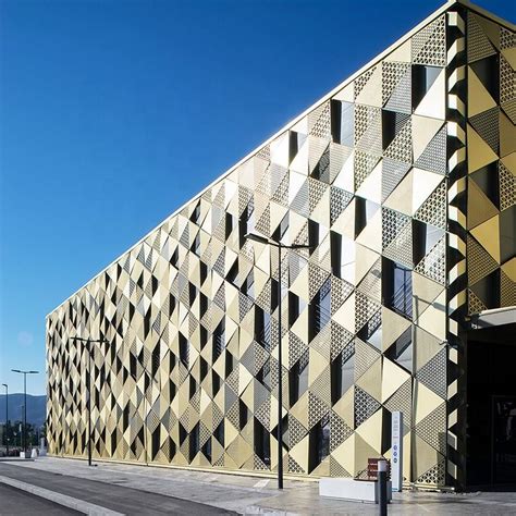 Facades External Wall Cladding Aluminum Perforated Design Facade Panel Buy Aluminum Perforated