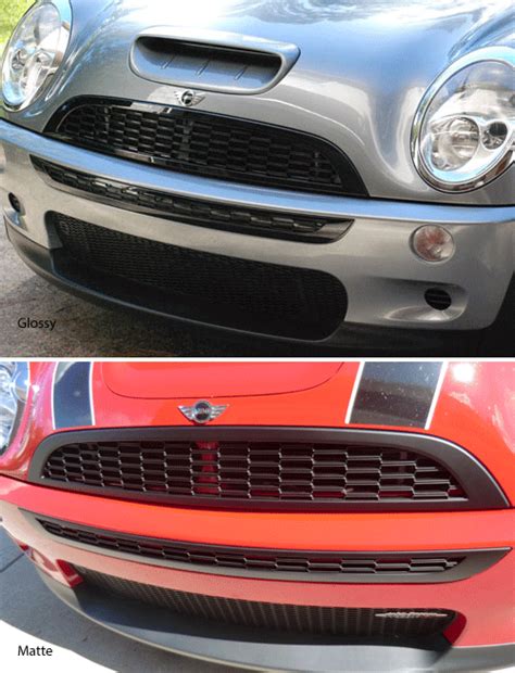 Mini Cooper R50 R52 R53 Black Aero Style Grill Conversion Kit Grill