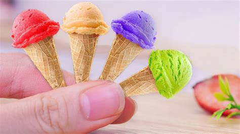Coolest Miniature Rainbow Ice Cream Decorating Fresh Mini Fruit Ice Cream Recipe Mini