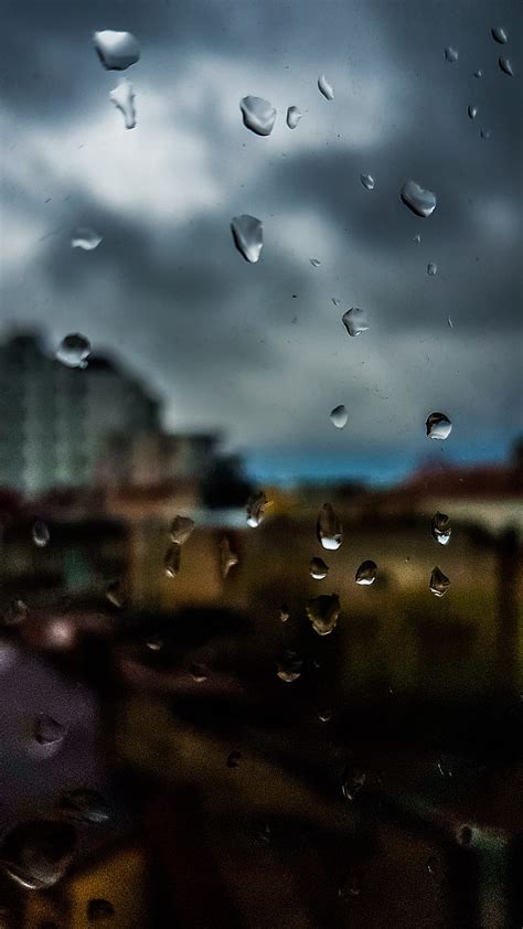 4k Free Download Raindrops Rain Window Hd Phone Wallpaper Peakpx