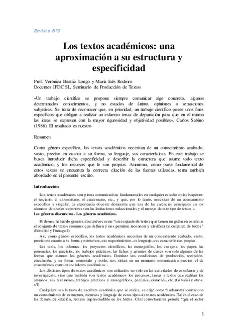 Pdf Los Textos Academicos Iver Medinaceli