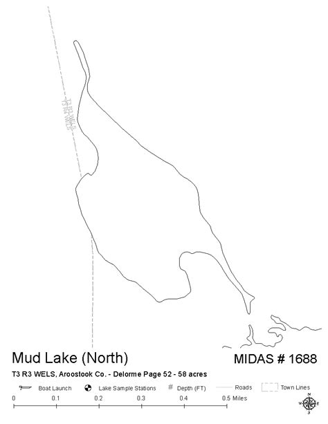 Lake Overview Mud Lake North T3 R3 Wels T3 R4 Wels Aroostook