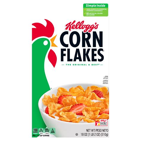 Kelloggs Corn Flakes Cereal 18 Oz
