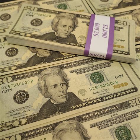 Realistic Prop Money Replica Fake Copy Full Print Movie Bill 100pcs