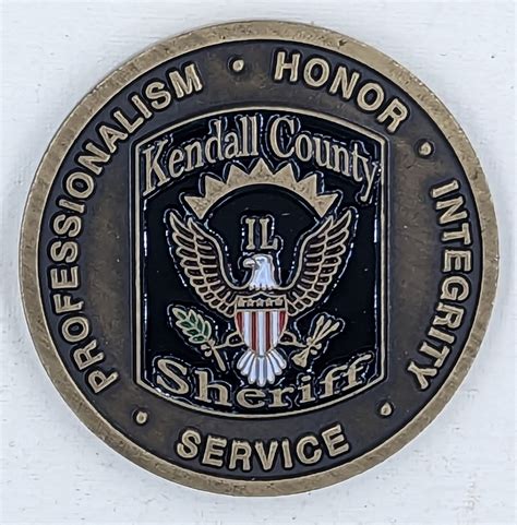 Kendall County Sheriff Richard A Randall Police Challenge Coin – Rolyat