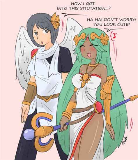 Mercury And Emerald As Pit And Palutena Rwby Know Your Meme