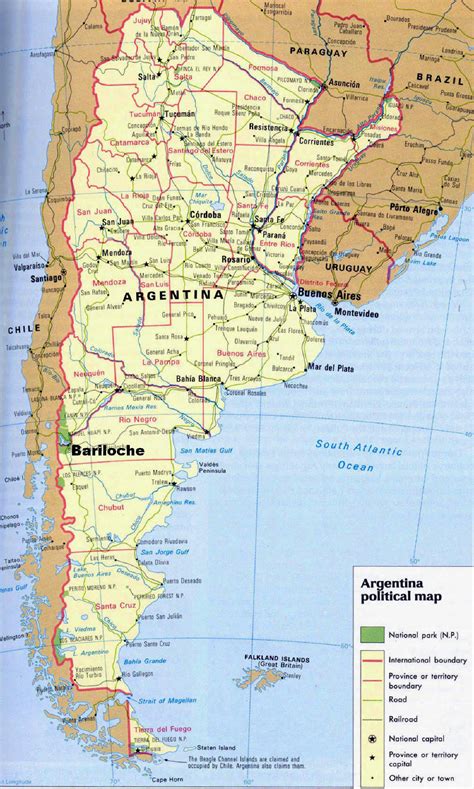 Mapa De Argentina Mapa De Argentina Argentina Es Un País Con Un Territorio Muy Extenso Y Con