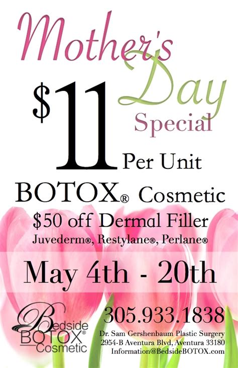 Mothers Day Botox Special 5815 The Soul Of Miami