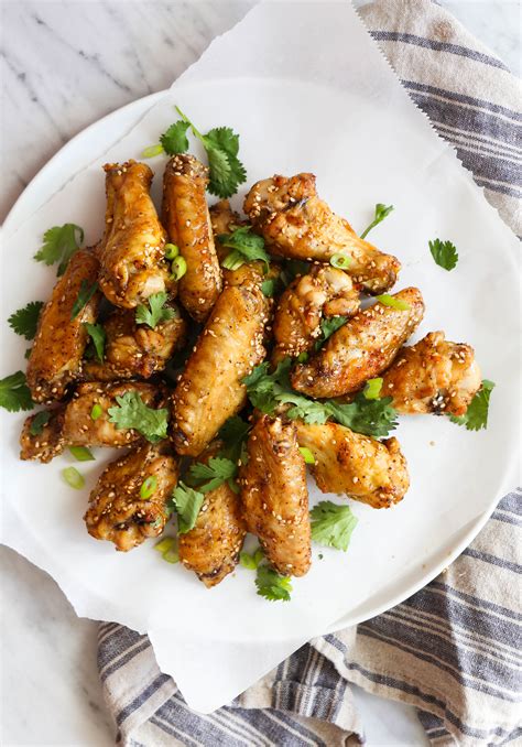 While the chicken is baking, make the sauce. Baked Sesame Chicken Wings - The Defined Dish