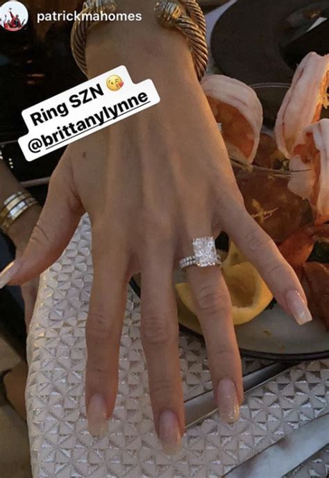 Brittany Matthews Engagement Ring From Patrick Mahomes Worth Six Figures