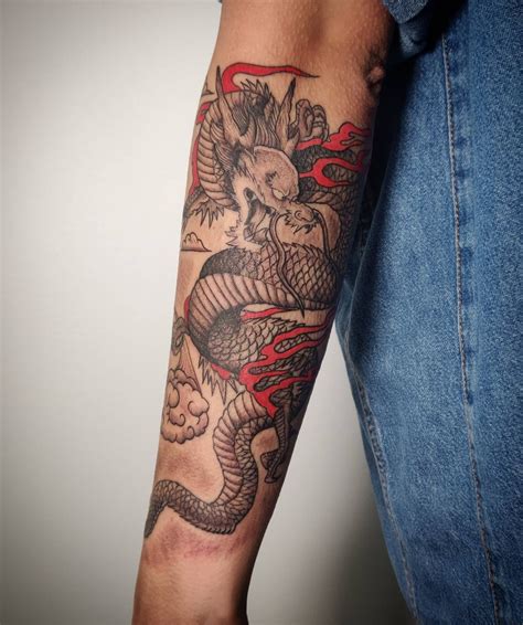 Shenron Forearm Tattoo Matas Ttt Botanist Gin Dragon Mythology