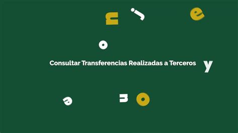 Consultar Transferencias A Terceros Youtube