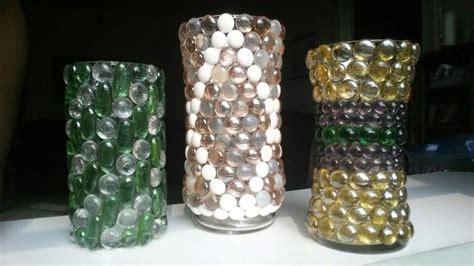 Glass Beads On Vases Glass Gems Vase Glass Vase