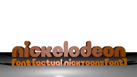 Nickelodeon Font By Nawat2555 On Deviantart
