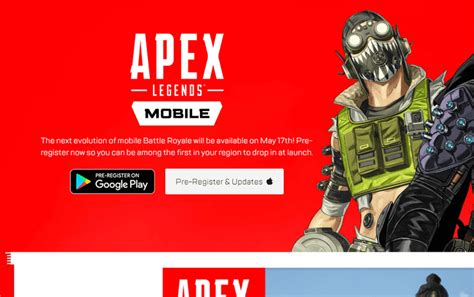 Apex Legends Mobile Release Date How To Pre Register And More