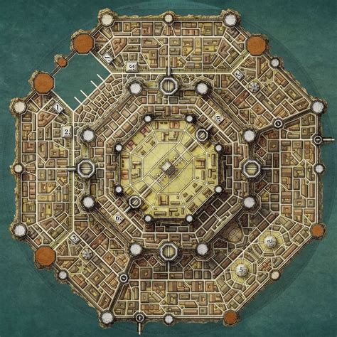 Cities And Maps Of The World Dungeon Maps Fantasy Cit