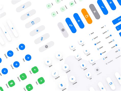 Ios Buttons Components Rounded Link And Pill Buttons Logo Design