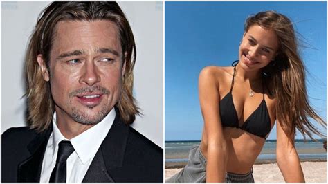 Brad Pitt comparte novia Nicole Poturalski está casada pero con una relación abierta MARCA México
