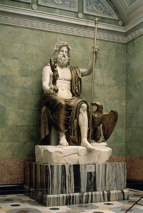 Statue Of Juniper Zeus The State Hermitage Roman Sculpture Zeus