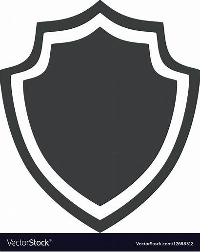 Shield Badge Security Vector Icon Protection Insignia