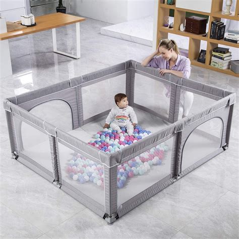 Baby Playpen Extra Large Playpen For Babies With Gate Safety Baby