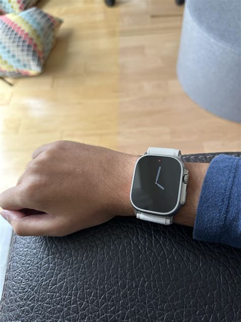 Oversized Apple Watch Ultra On A Small Wrist Continued Rapplewatch