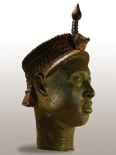 The Bronze Head Of Olokun Divine King Or Oni Founder Of The Yoruba