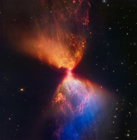 Webb Sees Hourglass Like Nebula Around Young Protostar Scinews