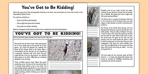 Newspaper report writing examples in pdf examples. You've Got to Be Kidding Me! Newspaper Article Worksheet ...