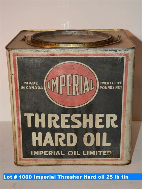 Imperial Thresher Hard Oil 25 Lb Tin