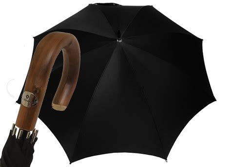 Oversized Mens Umbrella Black Extra Strong Fabric Ombrello Tessuti