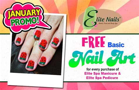 Elite Nails Hand Foot And Body Spa Alert Free Nail Art Promo At Elite Nails Taytay