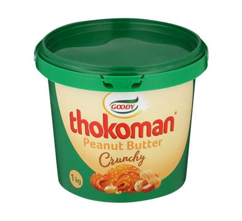 Thokoman Peanut Butter Crunchy 1 X 1kg Makro
