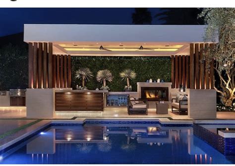 Pin By C On Backyard Pool House Designs Outdoor Remodel Modern Pool