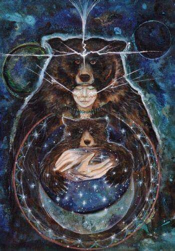 Bear Godess Bear Art Power Animal Bear Spirit