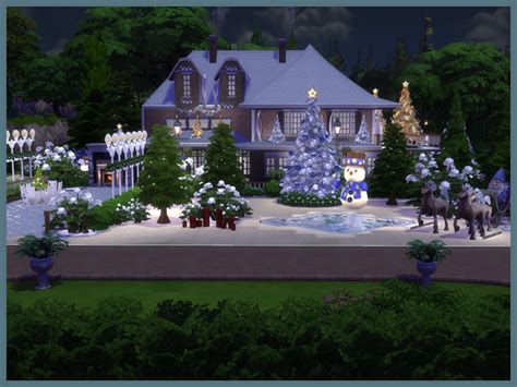 Sims 4 Ccs The Best Christmas House By Danuta720