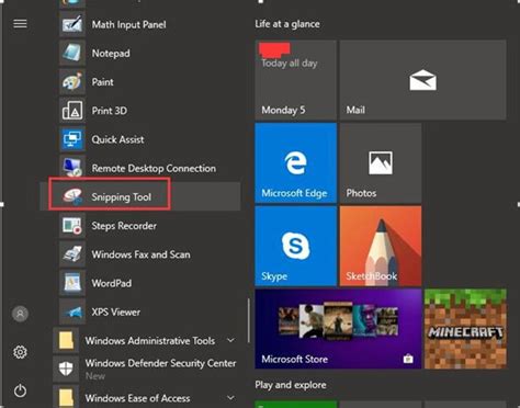 This snipping tool or snippingtool.exe is located in the system32 folder, but it (shortcut) can also be accessed via the following location Top 6 Ways to Open Snipping Tool on Windows 10 - Windows ...