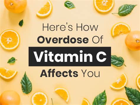 Although vitamin c is generally considered safe, high doses can cause adverse effects, including heartburn, nausea, headaches, stomach cramps, and diarrhea. Side Effects Of Vitamin C Overdose - Boldsky.com