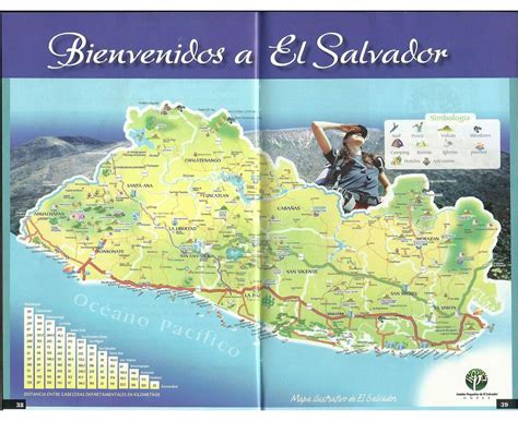 Large Detailed Road And Administrative Map Of El Salvador El Salvador